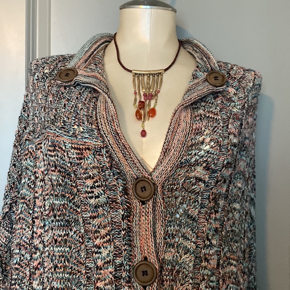 RICO Multi-Color Shawl - Picture 2 of 6